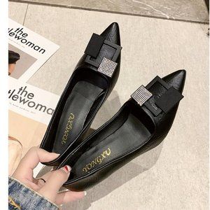 high heels new chunky heel fashion shoes